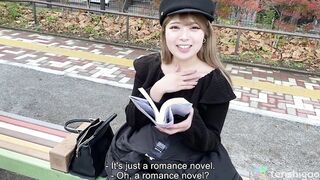Keiko is the cutest Japanese amateur that blows penis and