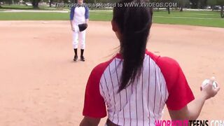 Priya Price Taking Hardcore Baseball Training