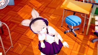 [Eroge Koikatsu! ] Touhou Toyo Satoshi Miko strokes her melons