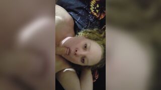 Cummed Facial for Red Haired Fiance Milf