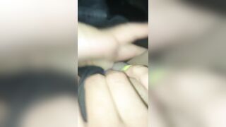 teens couldn’t wait soak vagina play on road