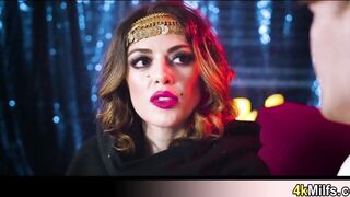 Beauty and beauty gypsy fortune teller bimbos give a one of a kind