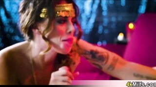 Beauty and beauty gypsy fortune teller bimbos give a one of a kind
