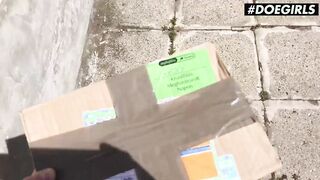 DOEGIRLS - (Zazie Skymm,Nikki Nuttz) - Lucky Delivery Man Gets