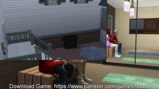 Family House Grandpa arrived and the perverted Mature Man Fucks
