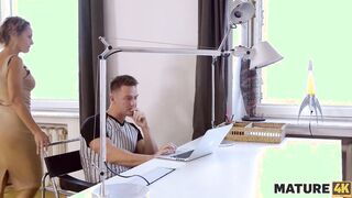 MATURE4K. Lack of sex motivates old to have affair with