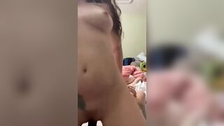 point of view YOUR LETTING A SMOKING BAE mom RIDING YOUR DICK