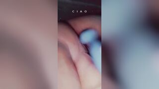 I'm so vulgar. Having Fun with my soak tight cunt