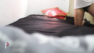 SECRET CAMERA TO MY SISTER TO WATCH HOW SHE MASTURBATES