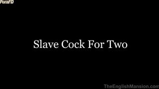 Girlfriend Sidonia and Girlfriend T use slaves cock