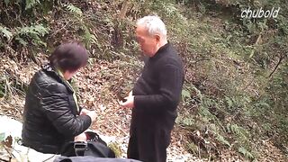 Mature eastern Prostitute Outdoor With Grandpa Client