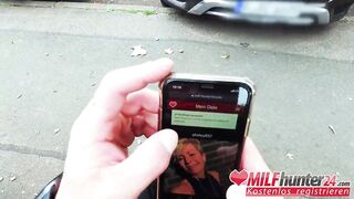 kinky mature bimbo adrienne kiss sucks the milf hunter dick
