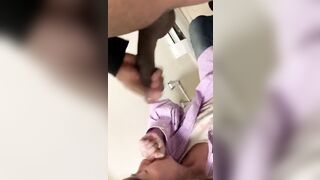 No teeth Mouth Sucks Before Work