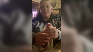Amateur wifey sucks penis until he cums