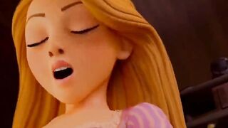 sexy Rapunzel First Time FELLATIO Turf Job And Boned