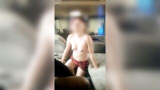 Cuckold Ex-Wifey Boned! And Bull Cummed On The Belly