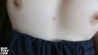 gf deep sucking off dick and fucking missionary cum on twat