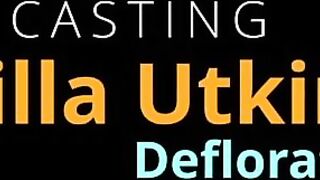 barely legal on defloration mila utkina showing hymen