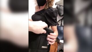 Black Lingerie Upskirt