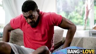 Skinny women Tristan Summers Takes On A Monster Dick