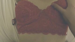 point of view: Beauty Cougar Lets You Play With Her Natural Milky Lactating Melons
