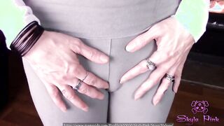 Skyla Pink showing some yoga camel toe fat monkey cootchie eating my pants