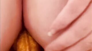 Anal Whore takes Monster Dicks