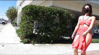 Cutting my dress inside outdoors until I'm completely nude (Music Video/Trailer)