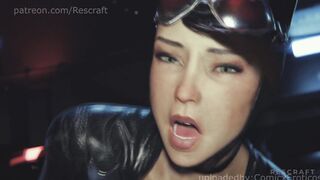 Catwoman getting her snatch plowed! Videogame 3D Animations (Sound-60fps)