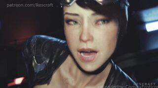 Catwoman getting her snatch plowed! Videogame 3D Animations (Sound-60fps)