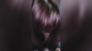 Sucking Off my baby daddy's penis before he ejaculates on my boobs