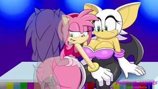 Rouge The Bat Watches Amy Rose Got Screwed