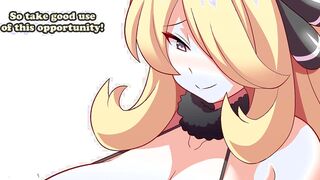 CARTOON JOI - Cynthia ends your Nuzlocke! (Tiny Cock Humiliation, Fem Dom, Netorare, CEI, Cucking)