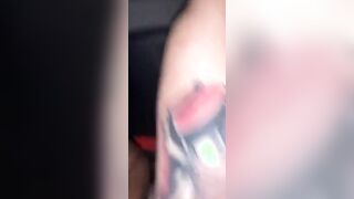 African Loves Sucking Off My White Cock