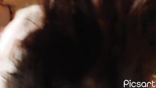 My cunt with mouth gets cum on her face