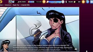 Comics sex game. Wildman screwed irresistible-cunt with mouth