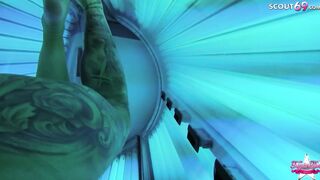 TIGHT TINI - GERMAN REAL AMATEUR SOLARIUM HANDY WEB CAM VLOG