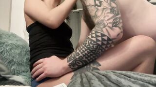 milf gets banged on sofa