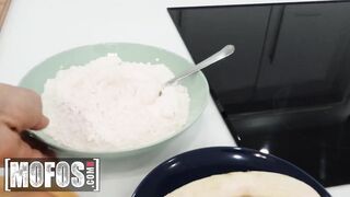 Big Tit goddess (Sofia Lee) Mixes Her Juices With (Jordi's) Cum