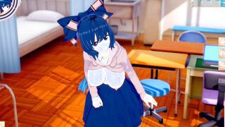 [Eroge Koikatsu! ] Touhou Yigami Shien grind her titties H!