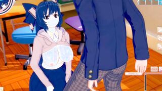 [Eroge Koikatsu! ] Touhou Yigami Shien grind her titties H!