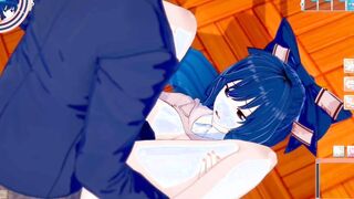 [Eroge Koikatsu! ] Touhou Yigami Shien grind her titties H!
