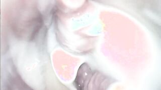 with the help of a toy with a camera, we filmed a fantastic journey in the snatch. creampussy