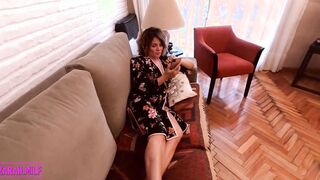 I asked my Stepson to rubs me, plowed my booty
