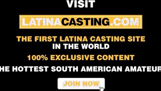 Curly Red Haired Hispanic Exited For First Anal Casting Jizzed