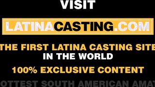 Curly Red Haired Hispanic Exited For First Anal Casting Jizzed