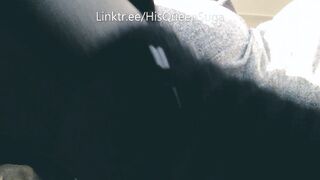 Almost get caught inside parking lot squirting HisQueenSuga