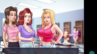 SUMMERTIME SAGA #94 • Blonde 19 yo takes a enormous penis