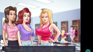SUMMERTIME SAGA #94 • Blonde 19 yo takes a enormous penis