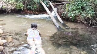 Beauty Milf Stepmom Seduces Her Stepson Inside The Woods (Piss,